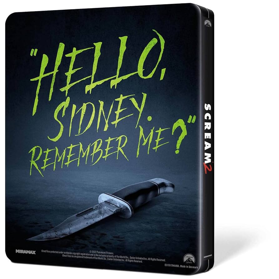 スクリーム 2022年版スチールブック 4K UHD + Blu-ray Paramount Scream (2022) Steelbook, 4K Ultra HD + Blu-ray +